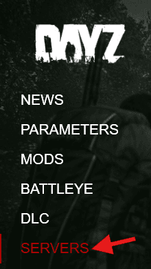 DayZ Servers Menu