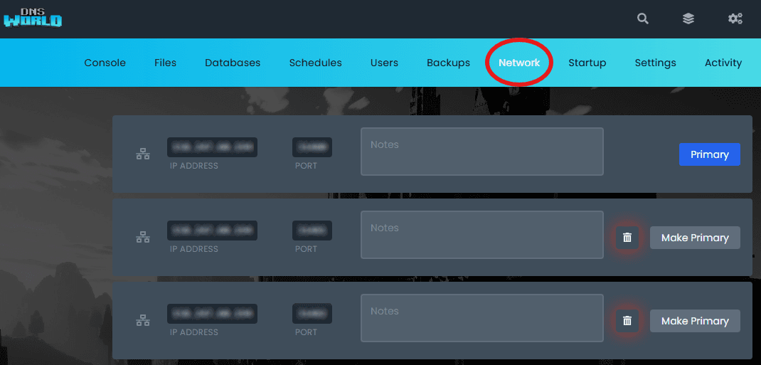 V-Rising Server Network Tab