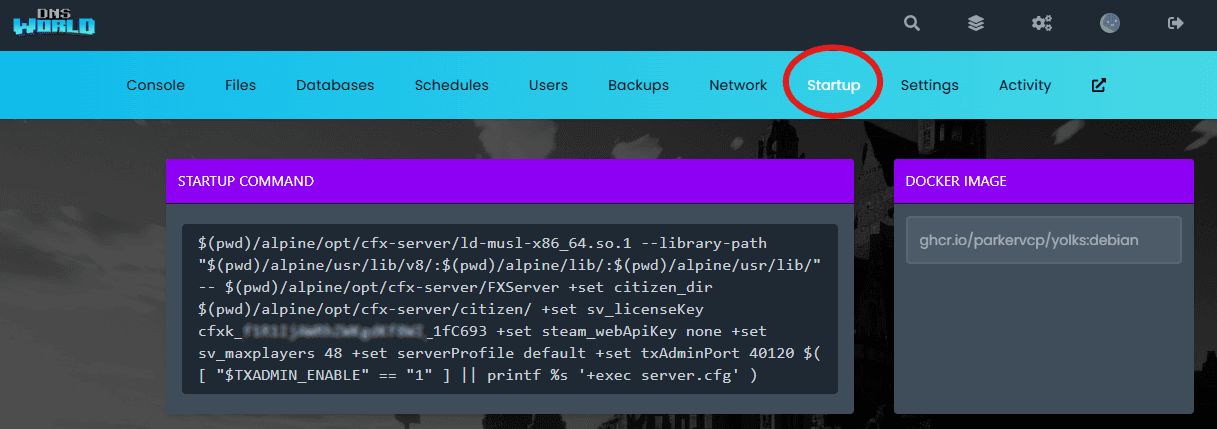 GTA V Server Dashboard
