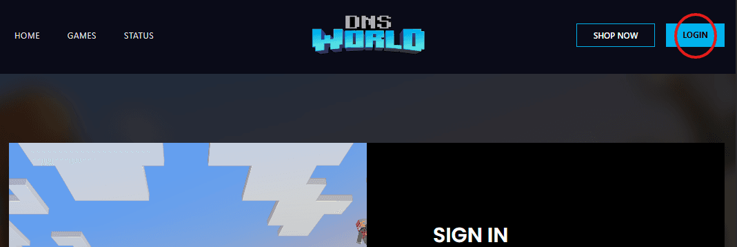 DNSworld Login