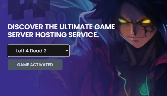 Activate Left 4 Dead 2 Server