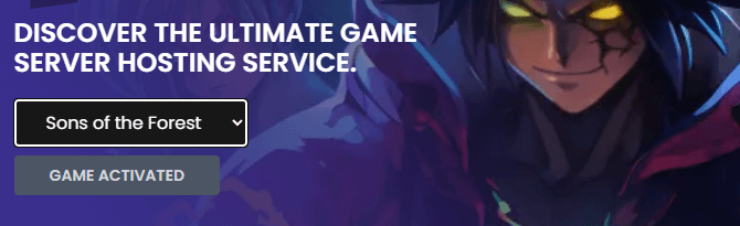 Activate Sons of the Forest Server