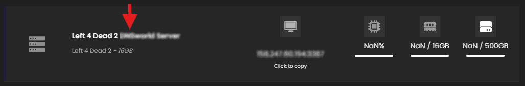 Access Left 4 Dead 2 Server Dashboard