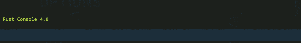 Rust Menu
