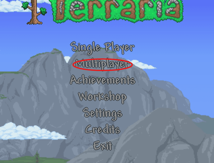 Terraria menu