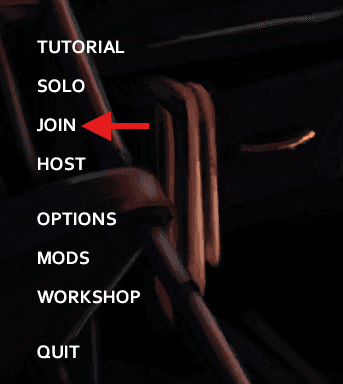 Project Zomboid menu