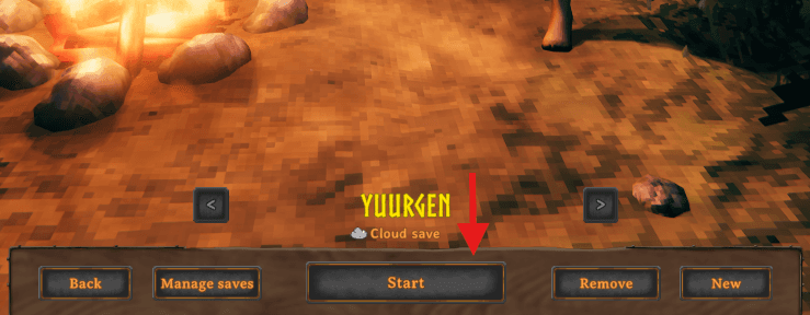 Valheim menu