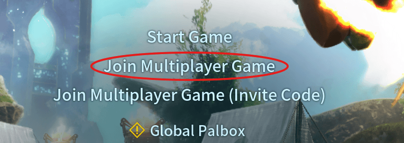 Palworld Menu