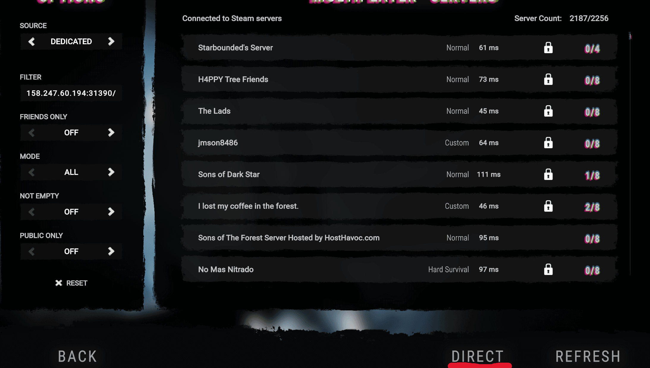 Sons of the Forest Add Server