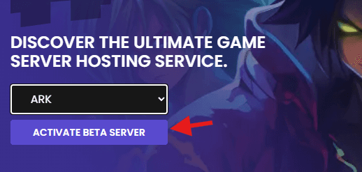 Activate ARK Server