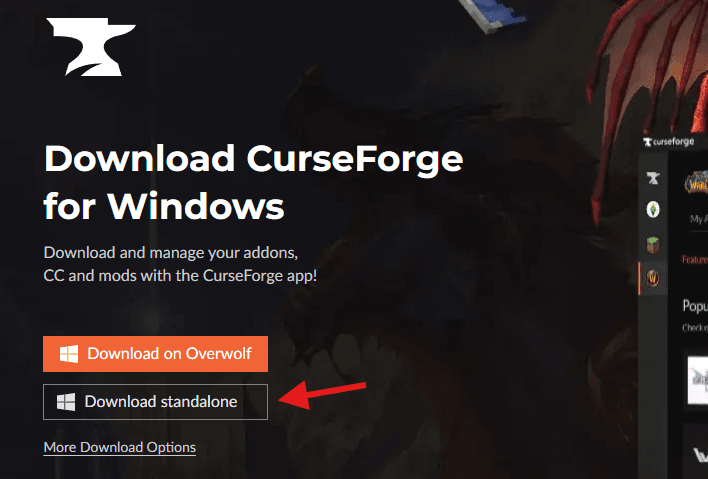 CurseForge standalone install