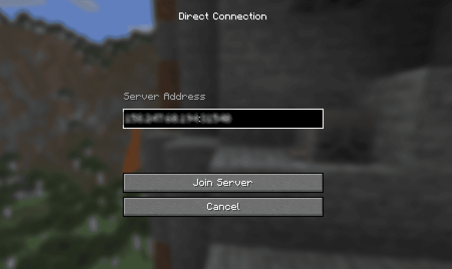 Minecraft Connect Command