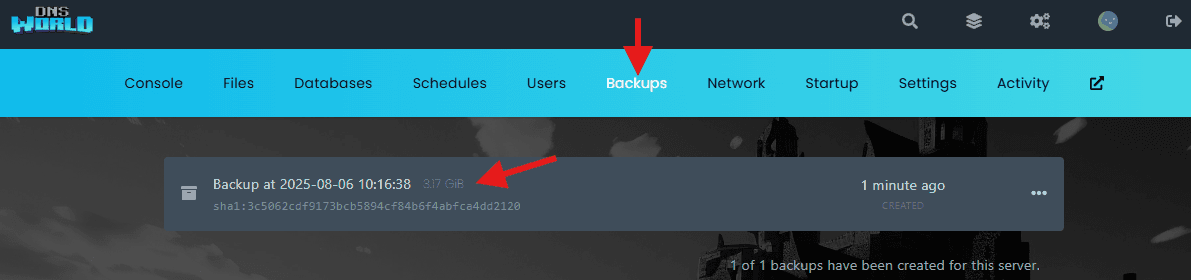 Where to locate backups
